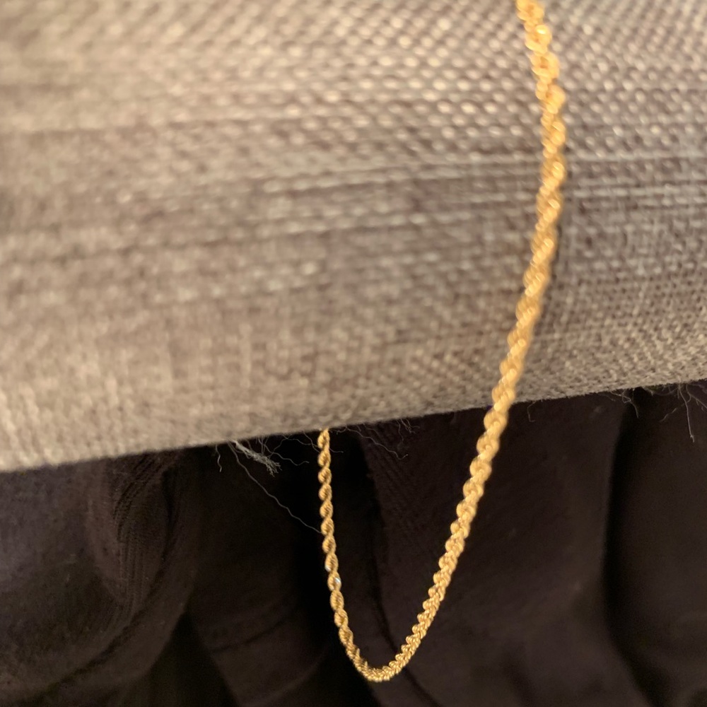 10K Yellow Gold rope bracelet